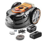 Robot tondeuse autonome 24V - 8Ah double caméra HDR sans fil périmétrique ? Le robot le plus simple du marché