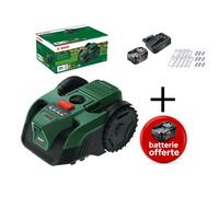 Bosch Bosch Robot tondeuse VISIMOW18V-100, 1x batterie PBA 18V 4.0Ah, 1x lames de rechange Quantité:1