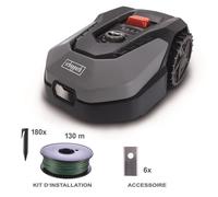 Robot tondeuse connecté 600m2 Scheppach RoboCut XL600 avec station de recharge | Jusqu'à 600 m² | Capteur de pluie | WiFi & BT