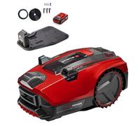 Einhell Robot tondeuse FREELEXO CAM PLUS 550 PXC (18V, surface max. 550 m², Wi-Fi) Livré avec Batterie 3,0 Ah et Accessoires