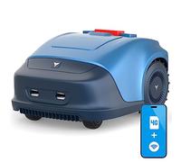 Robot Tondeuse HOOKII pour Jardins Jusqu’à 1000m², Tonte parallèle, redécoupe et Recharge Automatique, Bluetooth/WiFi /4G, Batterie de Grande capacité de 4400mAh - Comprend Un Chargeur Version 4G