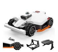 Robot Tondeuse Mammotion LUBA 3 AWD 3000 sans fil périphérique, avec support de lavage pour tondeuse et garage pour tondeuse