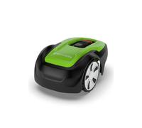 Greenworks Optimow M Tondeuse Robot à Gazon Jusqu'à 500 m2 avec Pente 30 %, Ultra Silencieuse, Contrôle Bluetooth, Facile à Installer, Fonctions Sécurité Avancées, Protection Antivol, Garantie 3 Ans