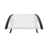 Robot Tondeuse Toit de Garage Tondeuse Automower Carport Kit Auvent Polycarbonate Protection UV Protection Pluie Protection Neige Anti-Grêve Robot Tondeuse Accessoires (100 * 78 * 50cm (Blanc))