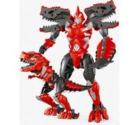 Robot transformable dinosaure dinosaure robot transformable grand jouet tyrannosaurus tricératops Jurassic Dino Bot Mech à collectionner, couleurs et sujets assortis, sujet aléatoire (c)