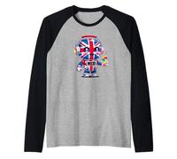 Robot Union pour Enfants, Drapeau Britannique et Arc-en-Ciel Slushy Manche Raglan