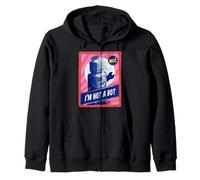 Robot Vintage, I am not a bot, Technik Gamer Sweat à Capuche