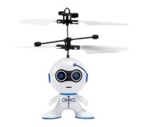 Robot Volant - Drone Hélicoptère, Avion À Mouvement Manuel | Quadricoptère En Vol Stationnaire À Détection Infrarouge, PERSONAGE Électronique Rechargeable Par USB, Cadeau De Geste Pour Garçon