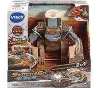 VTech – Jouet Switch & Go Dinos Kryl – Dinosaure sonore 2 en 1 transformable en voiture – Dès 4 ans