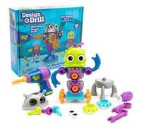 Learning Resources Atelier Robot Design & Drill, Robot pour Les garçons et Les Filles, Jouets STEM de Construction pour Enfants, Jouets à emporter avec perceuse pour Enfant Qui Fonctionne, dès 3 Ans