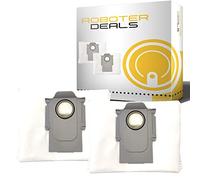 Roboter Deals Accessoires - Sacs à poussière de rechange (2 pièces) pour robots aspirateurs Roborock S7 MaxV, MaxV Ultra, MaxV Plus