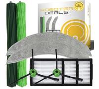 Roboter Deals Kit d'accessoires, kit de pièces de rechange pour iRobot Roomba Combo 10 Max (2 brosses principales, 2 filtres, 2 brosses latérales, 2 tampons). Ajustement parfait, qualité testée dans
