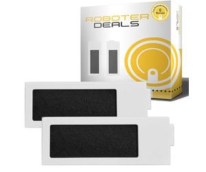 ROBOTER DEALS - Lot de 2 filtres de rechange pour aspirateur Ecovacs Deebot T20 OMNI - Ligne de rechange et accessoires pour robot aspirateur