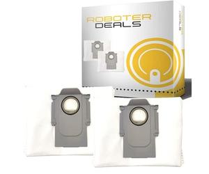 Roboter Deals Lot de 2 sacs d'aspirateur, sacs de rechange pour robot aspirateur Roborock Q Revo MaxV avec station d'aspiration