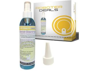 Roboter Deals Solution de nettoyage, nettoyant pour vitres pour robot nettoyeur de vitres Winbot W2 Omni. Sans traces même avec un robot, non moussant, formule de nettoyage secrète et qualité testée à