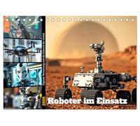 Roboter im Einsatz - Digitale Vernetzung und die Zukunft der Arbeit (Tischkalender 2026 DIN A5 quer), CALVENDO Monatskalender: Faszinierende KI ... und KI die Arbeitswelt von morgen prägen.