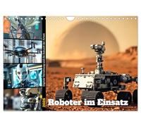 Roboter im Einsatz - Digitale Vernetzung und die Zukunft der Arbeit (Wandkalender 2026 DIN A4 quer), CALVENDO Monatskalender: Faszinierende KI ... und KI die Arbeitswelt von morgen prägen.