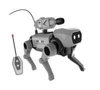Robotic Dog - 7.13x3.9 inches Interactive Action Robot Educational Learning Device for Kids, Fun Design with Movement Sounds Lights, Dog Toy for Birthday Holiday Christmas Children Youth Preschool
