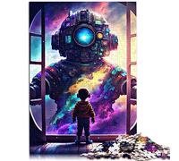 Robotic Dreams 1000 Piece Jigsaw Puzzles for Adults Jigsaw Wooden Jigsaw Puzzles Puzzling for Gift 50x75cm