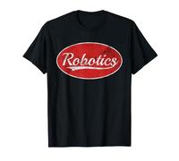 Robotics Collegiate Athletic Team Block Typography T-Shirt