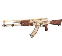 RoboTime 3D Casse-tête mécanique en bois Fusil d'assaut AK-47