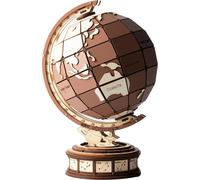 RoboTime 3D puzzle en bois Globe et merveilles du monde
