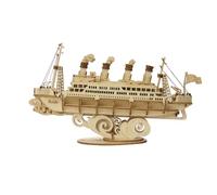 ROBOTIME Bâteau de croisière - Puzzle 3D Mécanique en bois Rolife