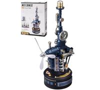 ROBOTIME CGL04 Puzzle 3D mécanique pour Adultes, Maquette Beacon Tower de 139 pièces avec lumière et Mouvement, Montage d’Environ 3 Heures, décoration de Bureau Industrial City