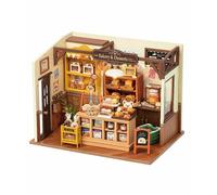 Robotime Dg161 Maison Miniature Et Coin Livre Diy Maison Miniature Bricolée-Robotime