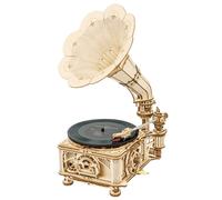 Puzzle 3D Mécanique Boîte Gramophone Classique 424 pièces
