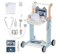 ROBOTIME Kit de jeu de clinique vétérinaire pour enfants, garçons et filles, jeu de rôle de médecin, jouet éducatif à simuler, comprend stéthoscope, écran X, seringue, thermomètre