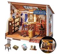 ROBOTIME Kit de maison miniature à monter soi-même avec meubles, kit de petite maison avec lumière LED, cadeaux pour adultes