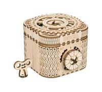 Robotime kit de maquette Boîte au trésor 12,4 cm en bois 123 pièces