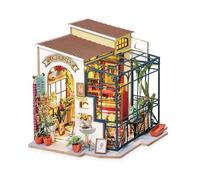Robotime Kit de modèle de boutique miniature en bois 3D à monter soi-même, multi