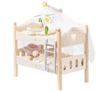 ROBOTIME Lits superposés en bois pour poupées de 45,7 cm pour filles américaines (bois, 2 pièces)