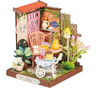 RoboTime Miniature House Garden Tea Corner