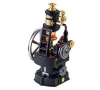 ROBOTIME Puzzle 3D Adulte Modèle de Machine à Vapeur - Kit de Construction Mécanique DIY avec Lumières, Maquette d’Ingénierie en PVC, Cadeau pour Collectionneurs et Amateurs de STEM, CGM03