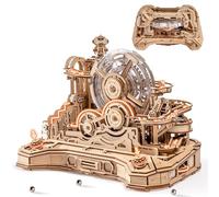 ROBOTIME Puzzle 3D en Bois Gear Ball Challenge - Kit Labyrinthe Mécanique 653 pièces, STEM pour Adultes & Ados, Design Manette de Jeu, EGC01
