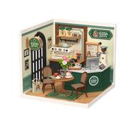 ROBOTIME Puzzle 3D en bois Maquette maison miniature Café romantique décoration intérieure DW028 kit DIY