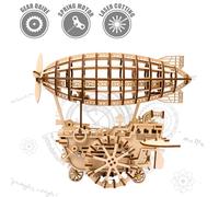 Robotime Puzzle 3d En Bois Modèle Mécanique Modulaire De Véhicule Aérien