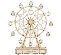Robotime Puzzle 3D Grande roue 33,8 cm en bois naturel 232 pièces
