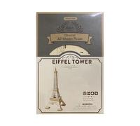 Robotime Puzzle 3D Tour Eiffel 23 cm Bois Naturel 122 Pièces