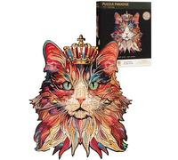 ROBOTIME Puzzles en Bois - Roi des Chats, 200 pièces Puzzle Bois pour Adolescents et Adultes, 260x316cm, Puzzles Éducatifs Colorés pour Anniversaire, Noël
