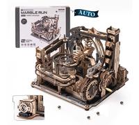 ROBOTIME Rokr course de marbre électrique avec lumière Puzzle 3D jouets marbre Spaceport cadeaux pour enfants enfants se connecte avec la ville nocturne LG01 the connection
