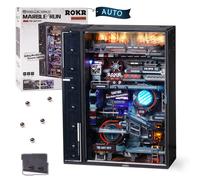 Robotime Rokr la dernière ville-marbre futuriste course Cyberpunk cadeau pour hommes modèle de Puzzle 3D décoration de jeu automatique The Future City
