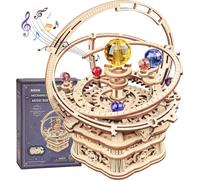 ROBOTIME Puzzle 3D en bois Nuit étoilée AMK51 – Boîte à musique 13,5 x 13,5 x 15,5 cm