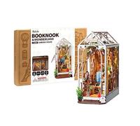 Robotime Rolife bricolage coin livre maison de poupée Miniature en bois pour étagère insérer meubles TGB04 Time Travel