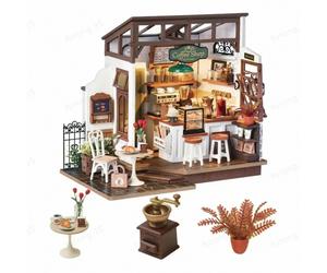Robotime Rolife Café N° 17, maison de poupée DIY 25 x 15 x 19,5 cm