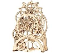 Robotime set de construction Pendule en bois beige 166 pièces Beige