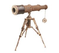 Robotime Télescope monoculaire 3D Kit de modèle de puzzle en bois pour 14 ans et